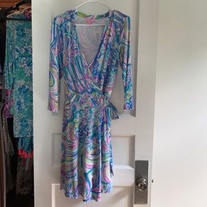 Lilly Pulitzer Wrap Dress, Size Large